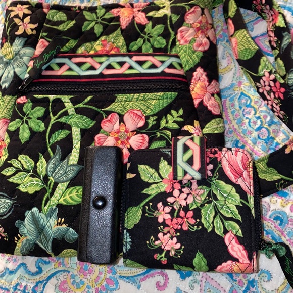 Vera Bradley Botanica Hipster Tropical Crossbody and Wallet - Picture 6 of 10